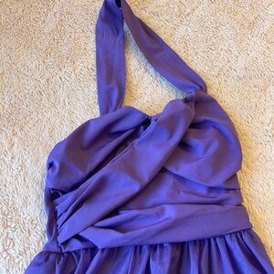Speak Now Purple Halter Neck Dress